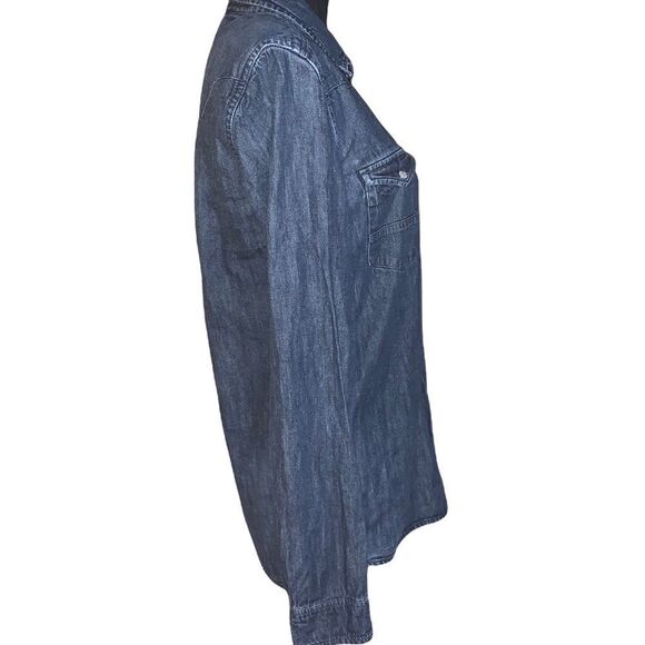 Tommy Hilfiger Denim Button Front Shirt - Picture 3 of 6